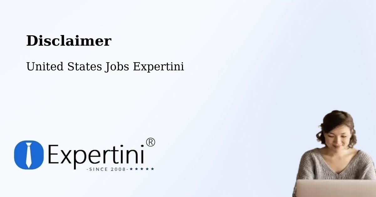 Disclaimer – Willamina - United States Jobs Expertini